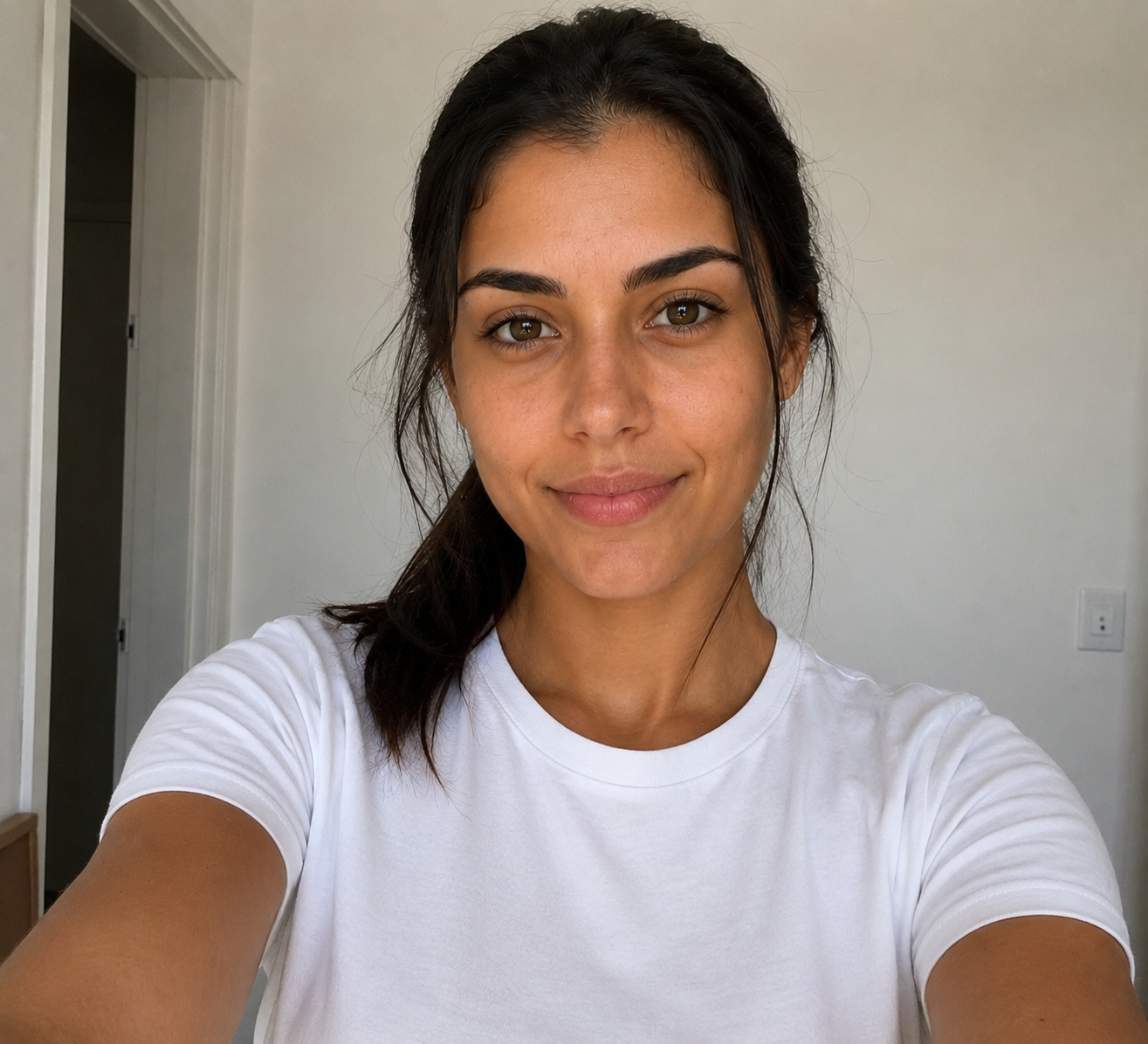 Exemplo de foto clara com rosto visível